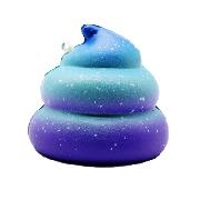 PU blue starry sky poop