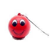 PU emoji ball key ring