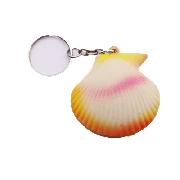 PU shell key chain